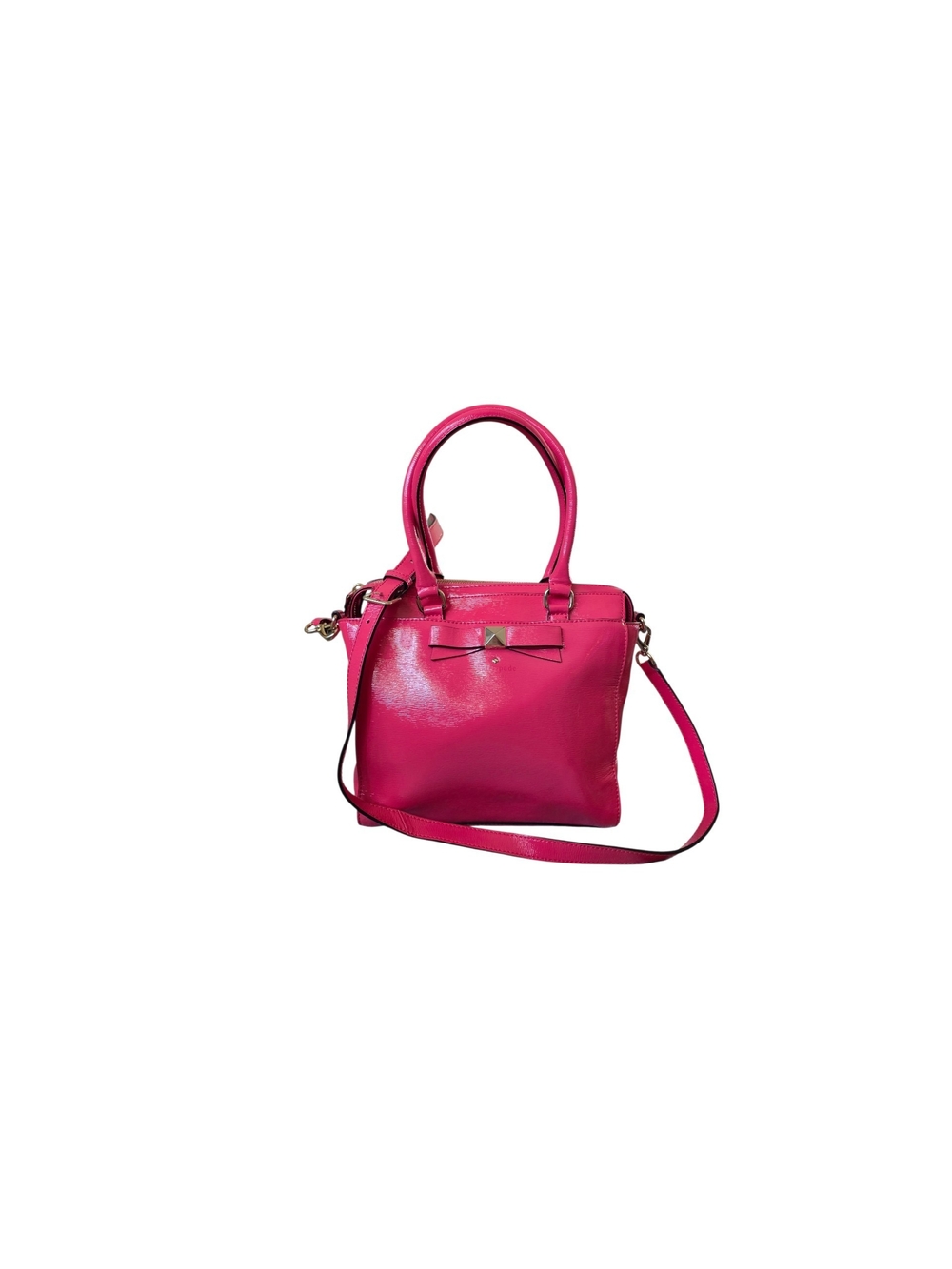 kate spade Hot Pink Patent Leather Top-Handle Crossbody Bag